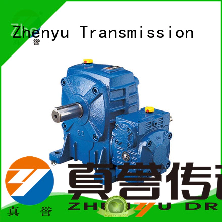 Zhenyu hot-sale worm gear reducer certifications for wind turbines
