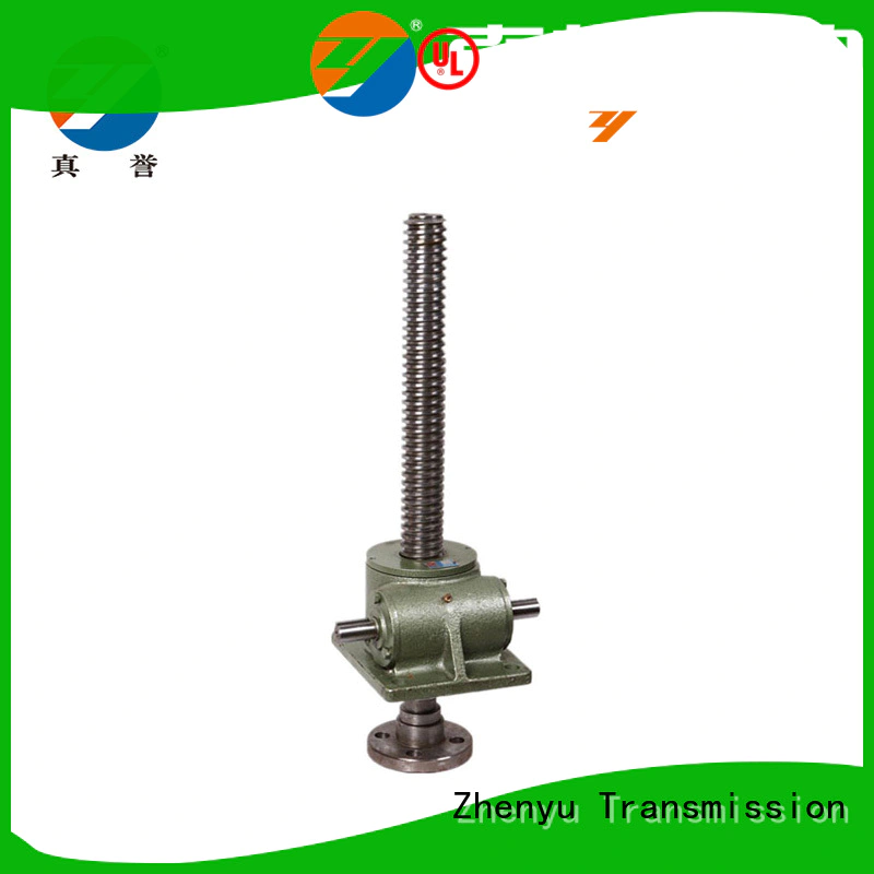 Zhenyu easy install manual screw jack effectively for hydraulics