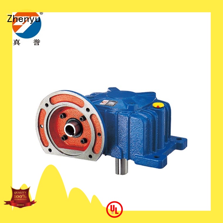 Zhenyu fine- quality gear reducers certifications for construction