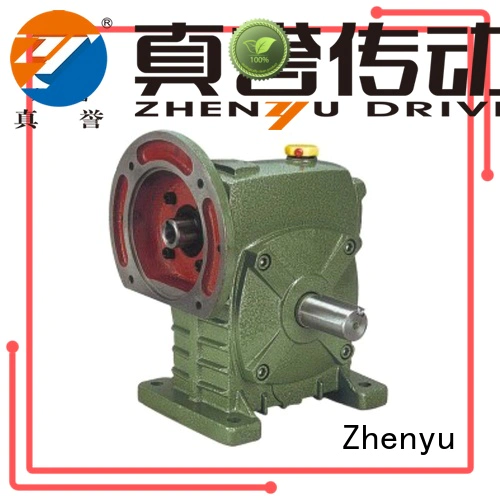 Zhenyu equipment inline gear reduction box certifications for light industry