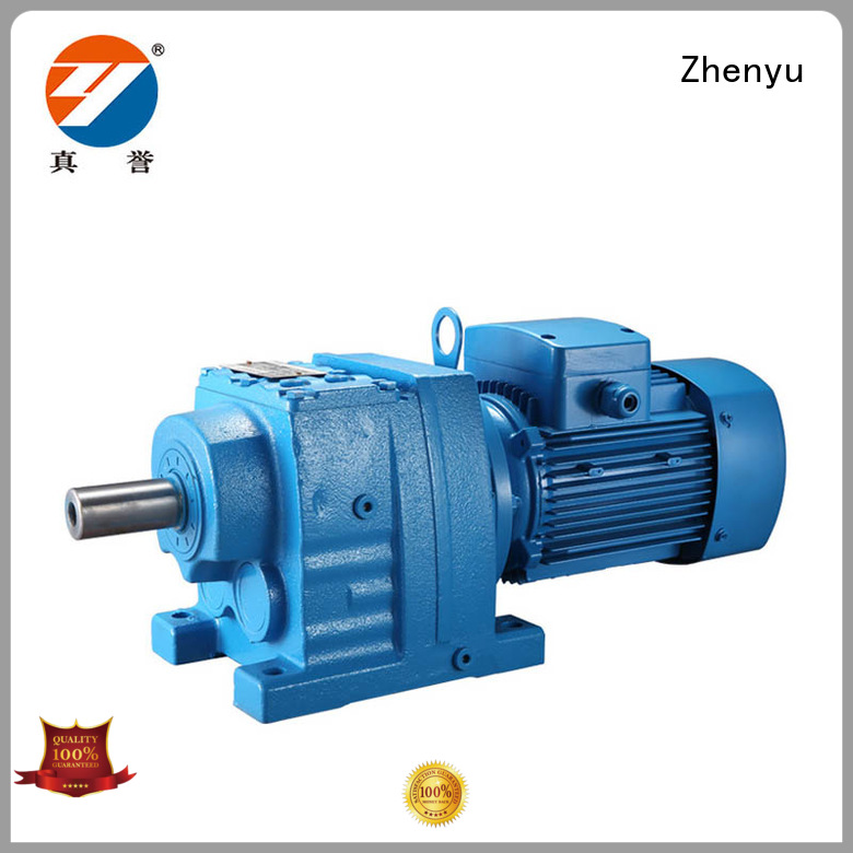 R series Helical Motor Gearbox Coaxial Helical Gearbox with inline motor for converter / mixer gearbox