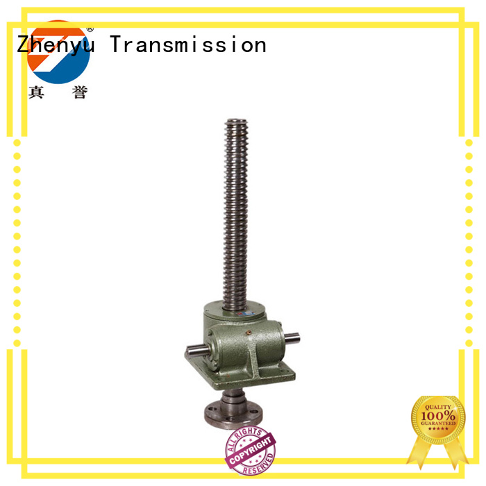 Zhenyu screw mechanical screw jack manufacturer for light industry