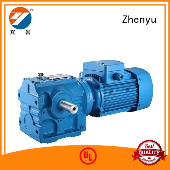 Zhenyu electric motor speed reducer free design for wind turbines