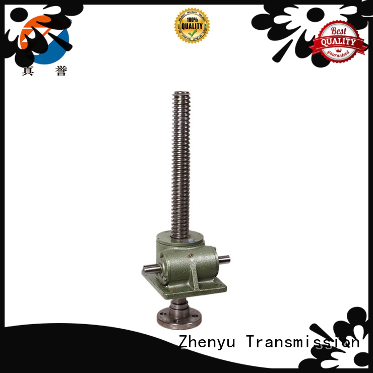 Zhenyu manual hand operated screw jack for machinery