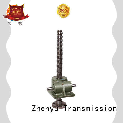 Zhenyu caster hand operated screw jack producer for transportation
