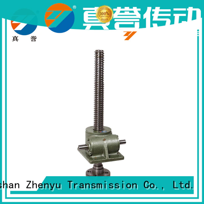 compact design mechanical screw jack caster producer for transportation
