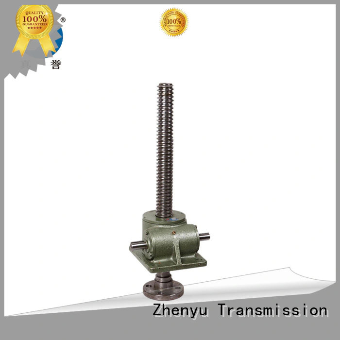 Zhenyu jack mechanical screw jack producer for mining