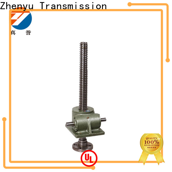 Zhenyu easy operation worm gear screw jack wholesale for transportation