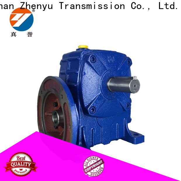 Zhenyu high-energy worm gear reducer certifications for wind turbines