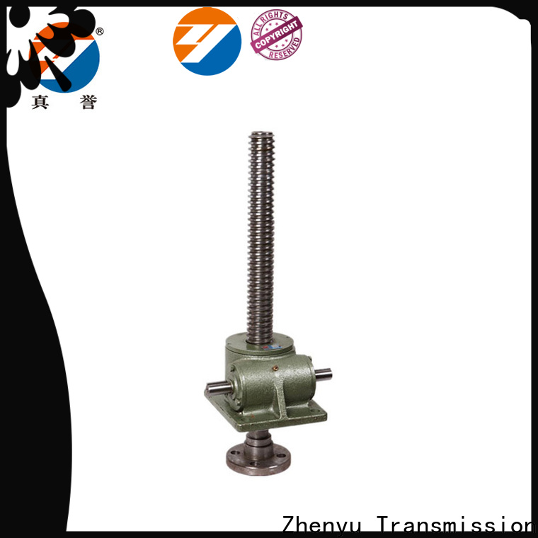 Zhenyu easy operation screw jack mechanism effectively for hydraulics