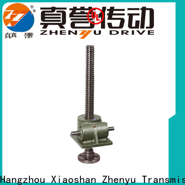 Zhenyu swl types of screw jack wholesale for hydraulics