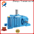 Zhenyu worm transmission gearbox certifications for construction