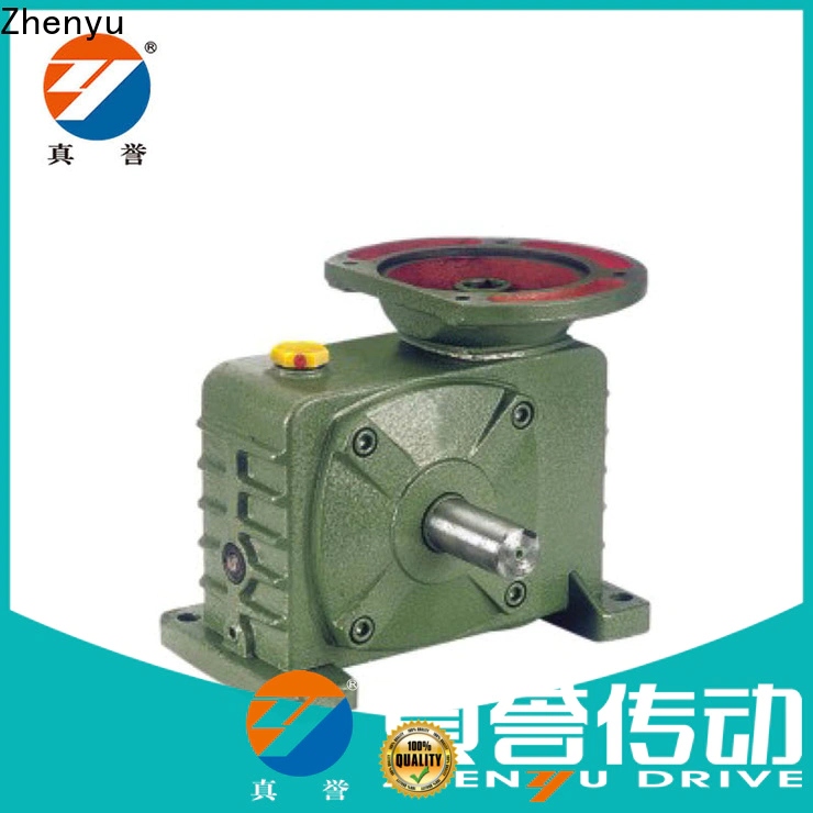 Zhenyu low cost inline gear reduction box certifications for cement