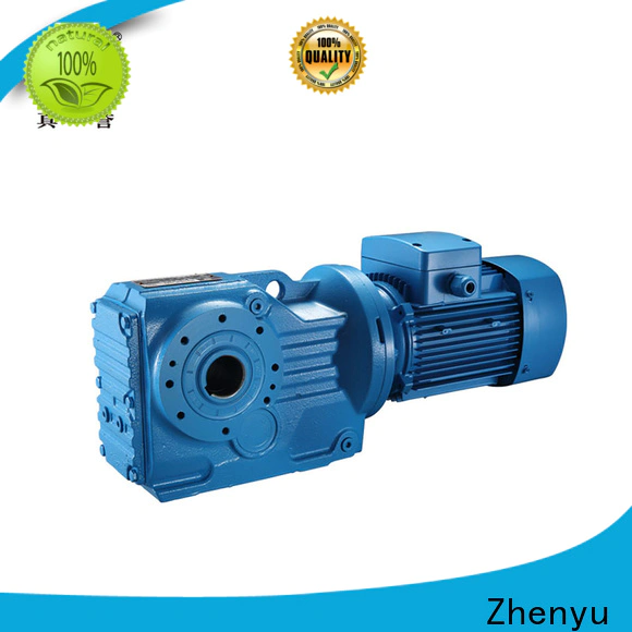 Zhenyu mixer inline gear reduction box certifications for construction