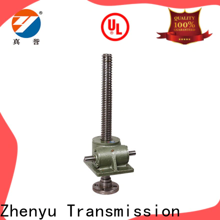 Zhenyu wheel machine screw jack for transportation